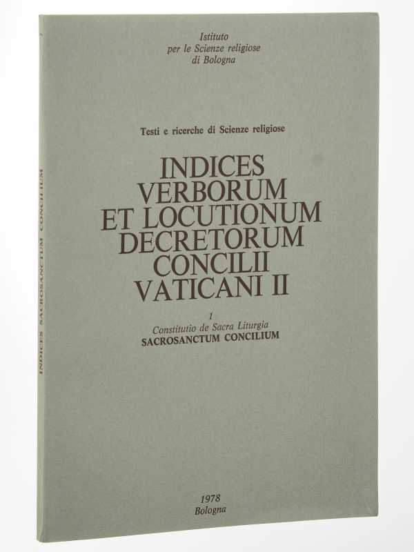   Indices verborum et locutionum decretorum Concilii Vaticani II. 