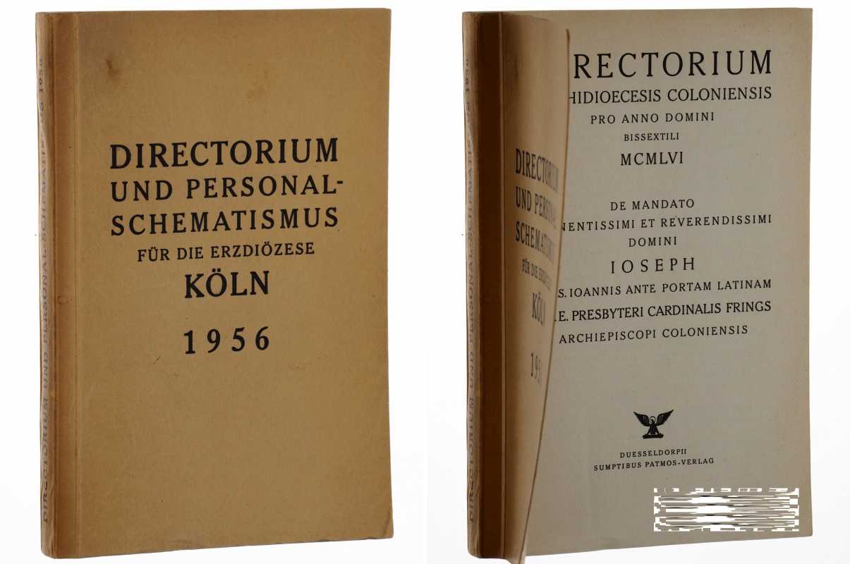   Directorium und Personalschematismus für die Erzdiözese Köln 1956. 