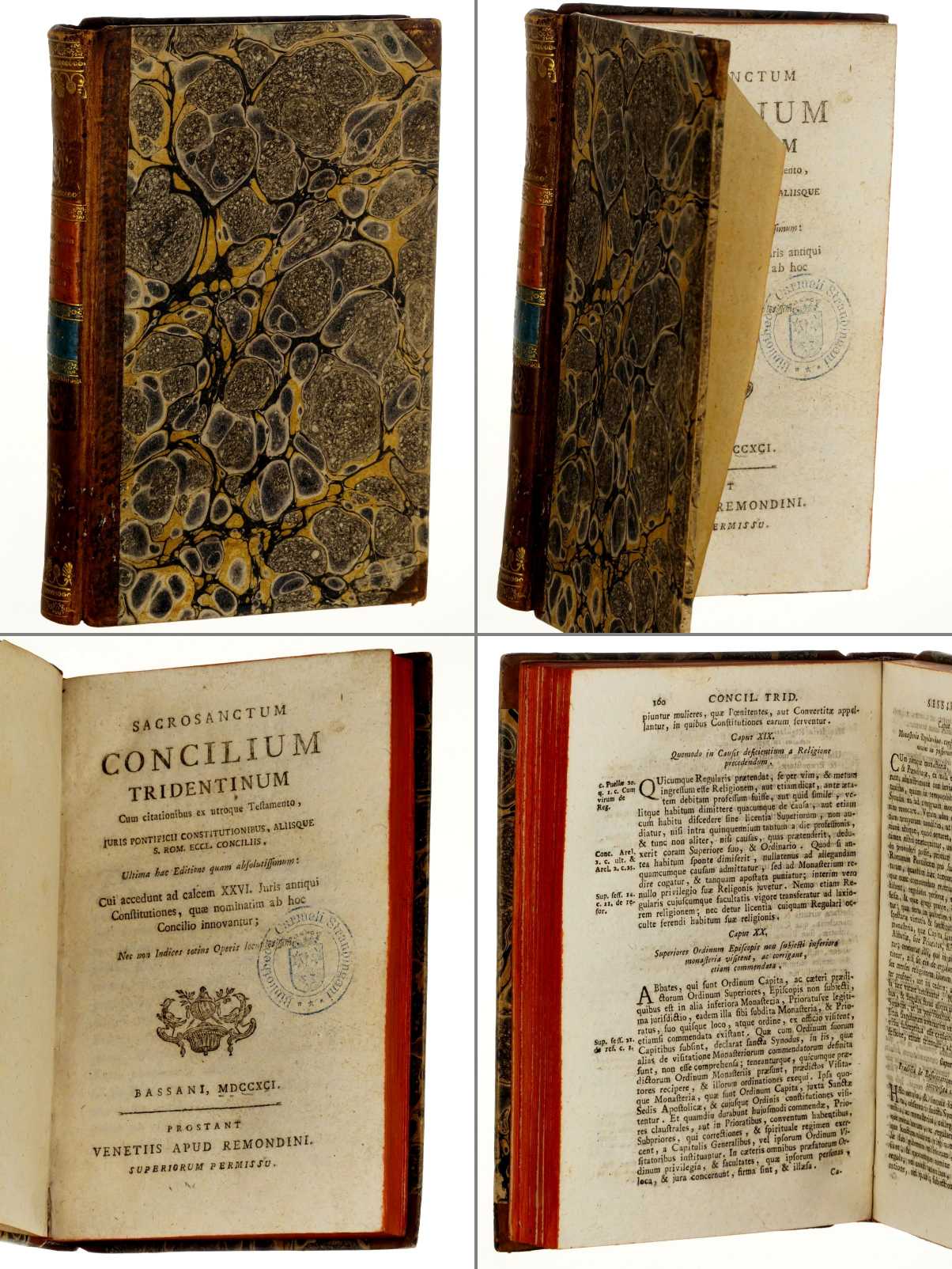   Sacrosanctum Concilium Tridentinum. Cum citationibus ex utroque Testamento Juris Pontificii Constitutionibus, aliisque S. Rom. Eccl. Conciliis. 