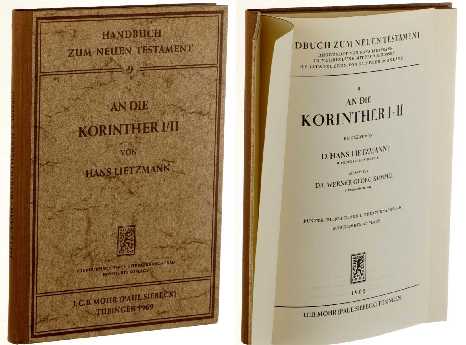 Lietzmann, Hans:  An die Korinther I/II. Ergänzt von Werner Georg Kümmel. 