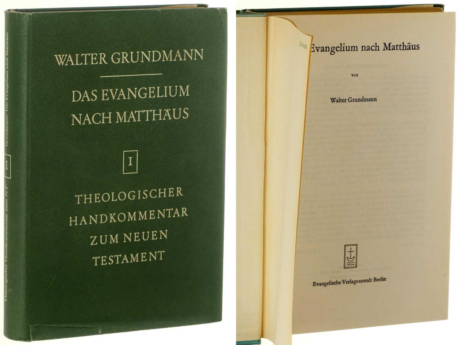 Grundmann, Walter:  Das Evangelium nach Matthäus. 