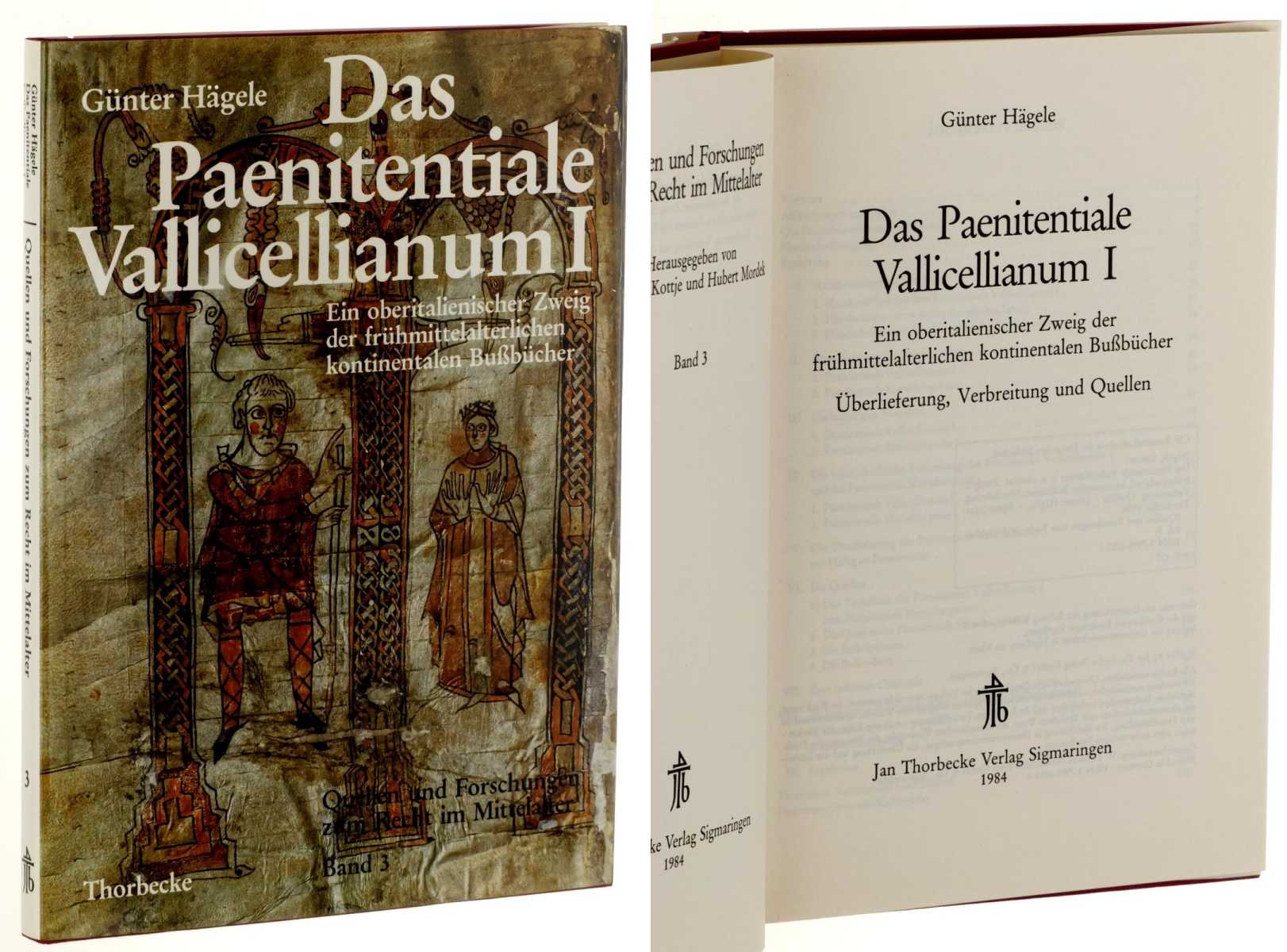 Hägele, Günter:  Das Paenitentiale Vallicellianum I. Ein oberitalienischer Zweig der frühmittelalterlichen kontinentalen Bußbücher ; Überlieferung, Verbreitung und Quellen. 