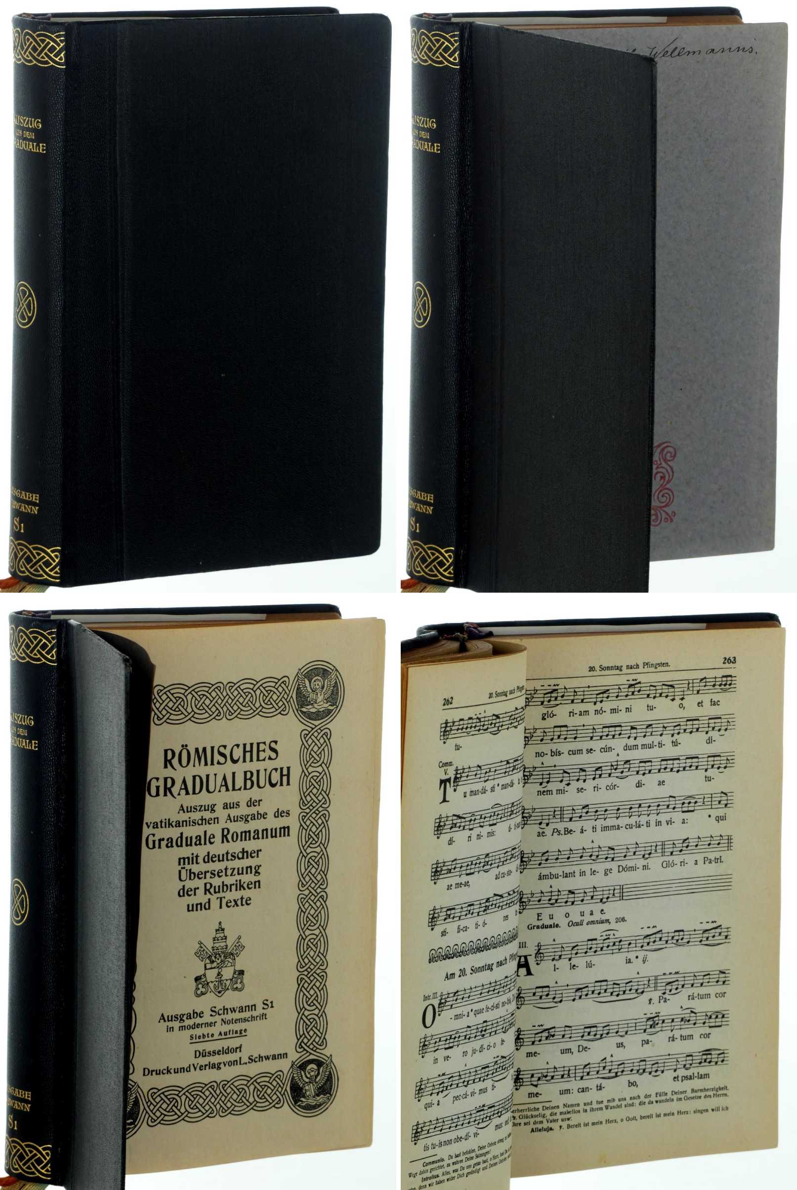Gradualbuch.  Auszug aus der Vatikanischen Ausgabe des Graduale Romanum Editio Vaticana mit deutscher Übersetzung der Rubriken und Texte. 