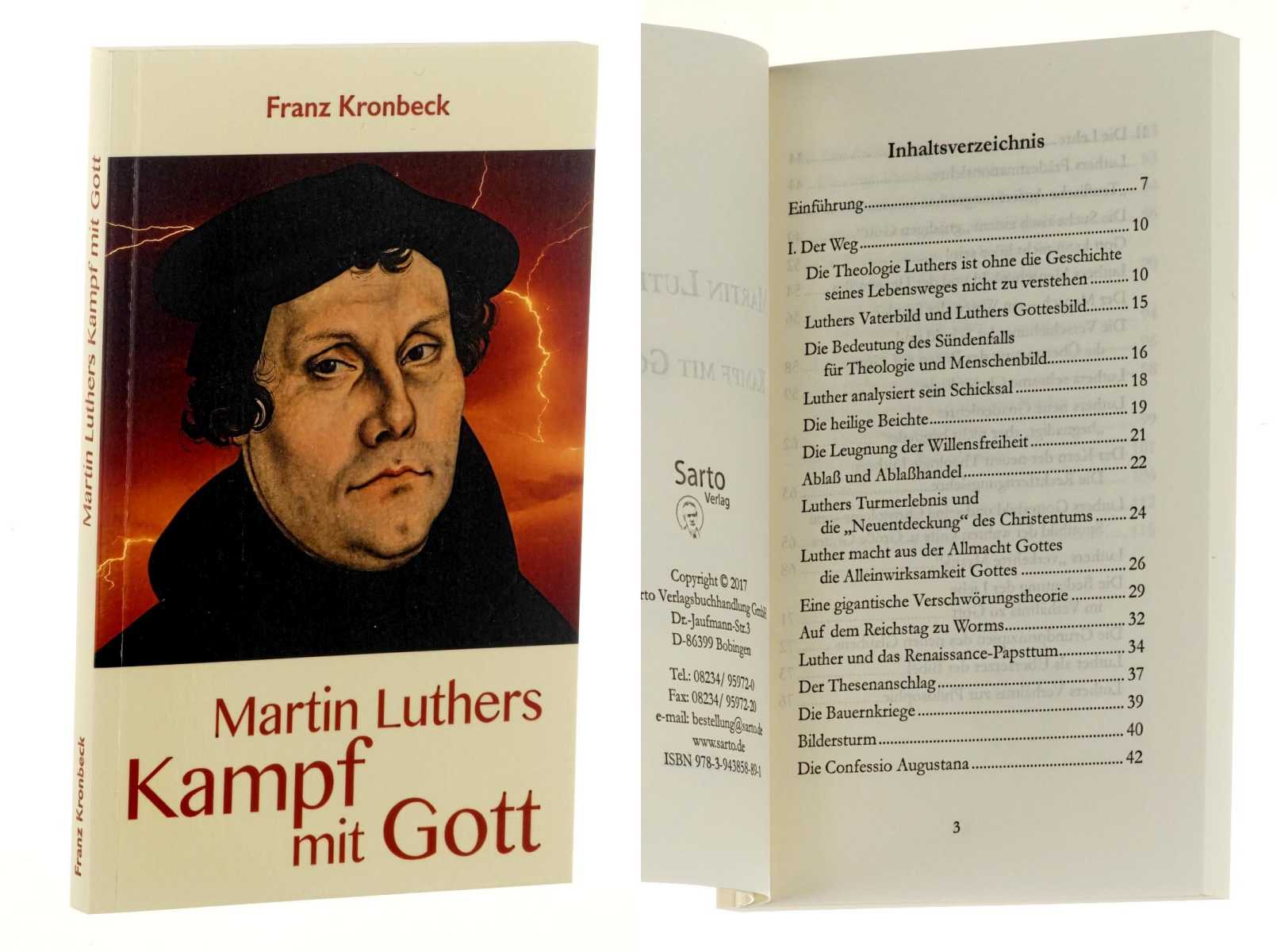 Kronbeck, Franz:  Martin Luthers Kampf mit Gott. 