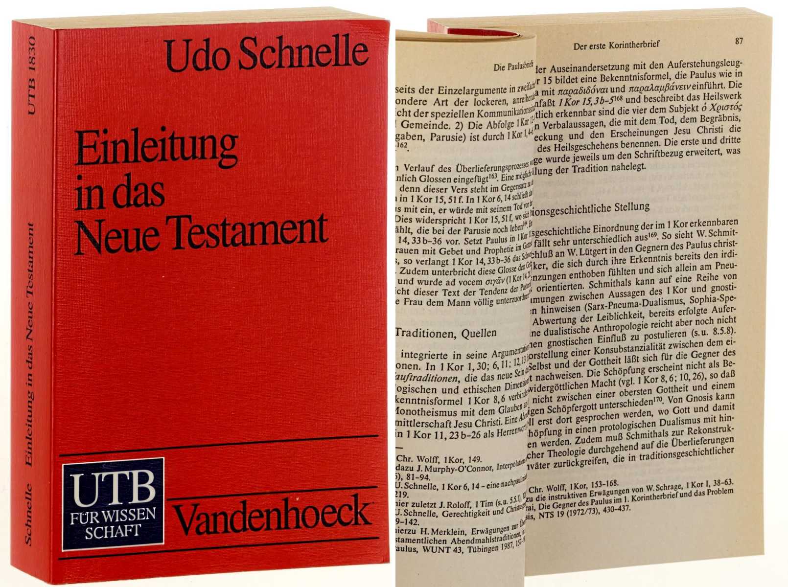 Schnelle, Udo:  Einleitung in das Neue Testament. 