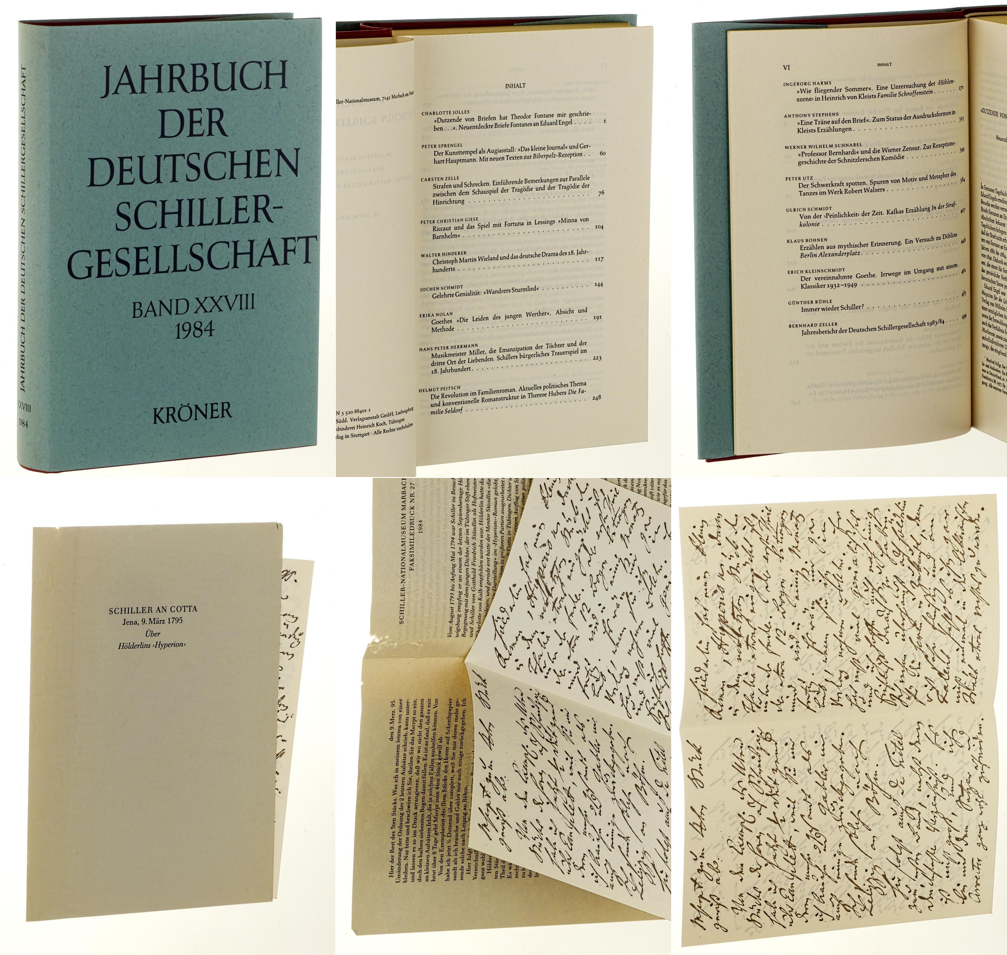   Jahrbuch der Deutschen Schillergesellschaft. 