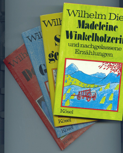 DIESS, Wilhelm  Das erzählerische Werk in Einzelausgaben. 4 Bde.. 