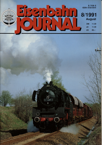   Eisenbahn Journal Heft 8/1991 (August 1991). 
