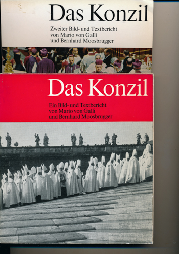GALLI, Mario / MOOSBRUGGER, Bernhard  Das Konzil. Ein Bild- und Textbericht. 2 Bde.. 
