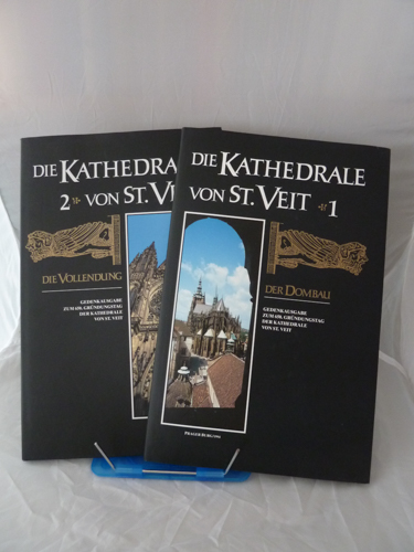   Die Kathedrale von St. Veit. 2 Bände (= komplett). Gedenkausgabe zum 650. Gründungstag der Kathedrale. Band 1: Der Dombau / Band 2: Die Vollendung. 