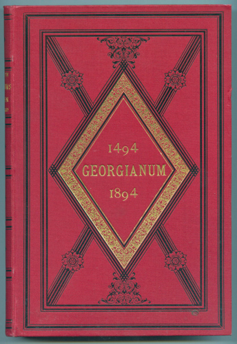 SCHMID, Andreas  Geschichte des Georgianums in München 1494 - 1894. Festschrift zum 400-jährigen Jubiläum. 