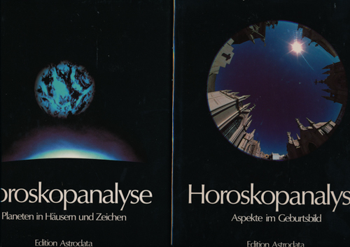 WEISS, Jean-Claude  Horoskopanalyse. 2 Bde. Band 1: Planeten in Häusern und Zeichen, Band 2: Aspekte im Geburtsbild. 