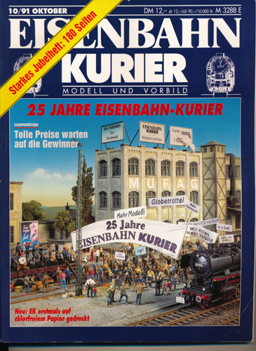 Div.  Eisenbahn-Kurier. Modell und Vorbild. hier: Heft 10/91 (Oktober 1991). 