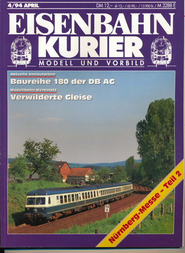 Div.  Eisenbahn-Kurier. Modell und Vorbild. hier: Heft 4/94 (April 1994). 