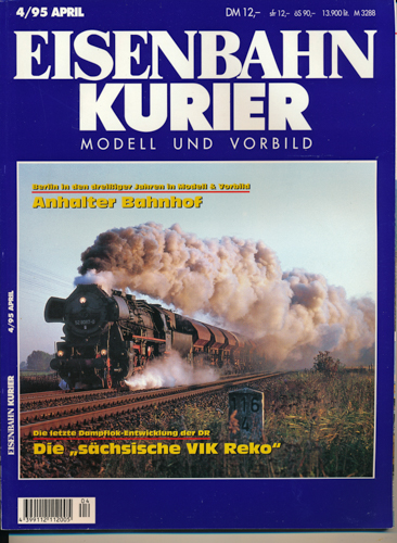 Div.  Eisenbahn-Kurier. Modell und Vorbild. hier: Heft 4/95 (April 1995). 