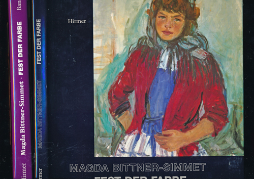 BITTNER-SIMMET, Magda  Fest der Farbe. 2 Bde.. Band 1: Gemälde, Aquarelle, Zeichnungen 1948 - 1984, Band 2: Aquarelle, Zeichnungen, Skizzen 1939 - 1992. 