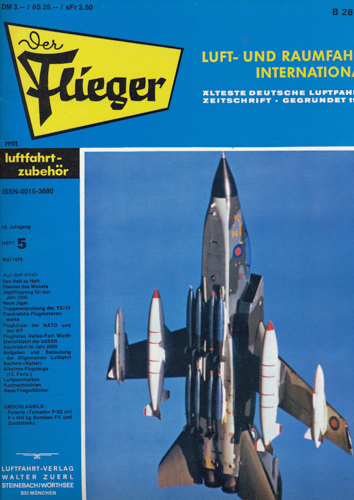 ZUERL, Walter (Hrg.)  Der Flieger. Luft- und Raumfahrt International. hier: Heft 5/1978 (58. Jahrgang). 