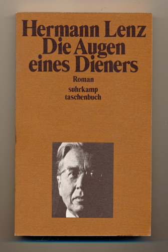 LENZ, Hermann  Die Augen eines Dieners. Roman. 