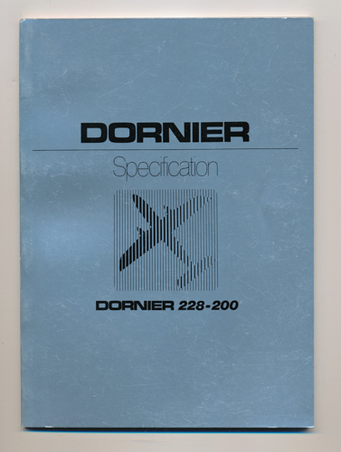 (DORNIER)  Dornier 228--200. Specification. 