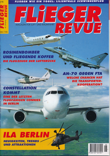   Flieger Revue. Magazin für Luft- und Raumfahrt. hier: Heft 6/98 (46. Jahrgang). 
