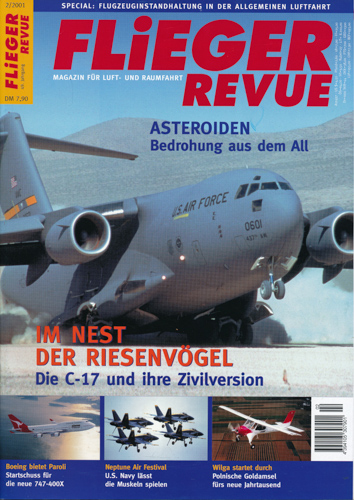   Flieger Revue. Magazin für Luft- und Raumfahrt. hier: Heft 2/2001 (49. Jahrgang). 