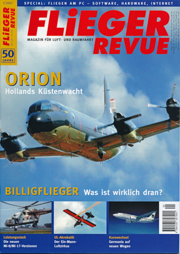   Flieger Revue. Magazin für Luft- und Raumfahrt. hier: Heft 1/2002 (50. Jahrgang). 