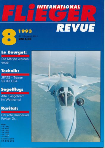   Flieger Revue international. hier: Heft 8/1993 (42. Jahrgang). 