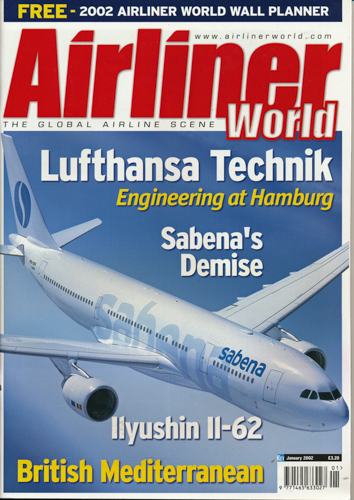   Airliner World The Global Airline Scene. here: Magazine January 2002. 