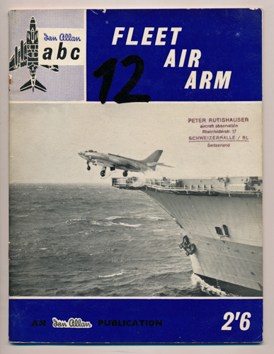 TAYLOR, John W.R.  Fleet Air Arm. 