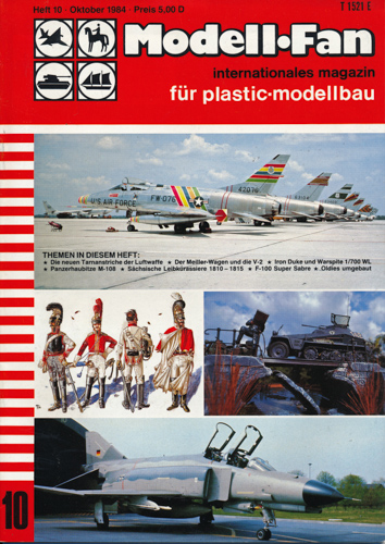   Modell-Fan. internationales magazin für plastic-modellbau. hier: Heft 10/1984. 