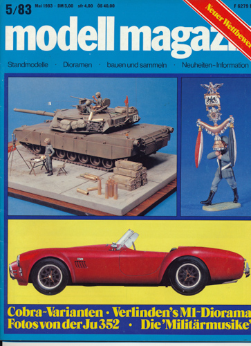   modell magazin. Standmodelle - Dioramen - bauen und sammeln - Neuheiten-Informationen. hier: Heft 5/1983. 