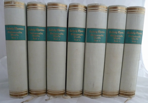 THOMA, Ludwig  Gesammelte Werke in sieben Bänden (= komplette Edition). 