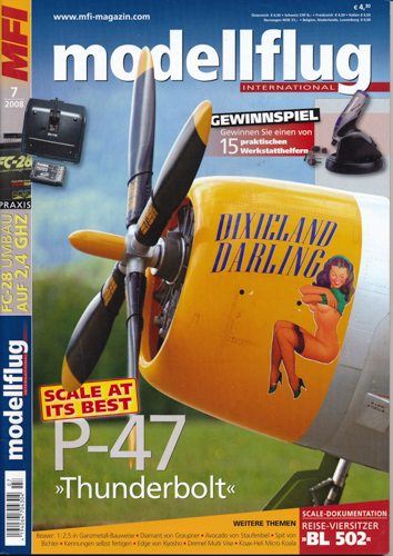   MFI Modellflug International. hier: Heft 7/2008. 
