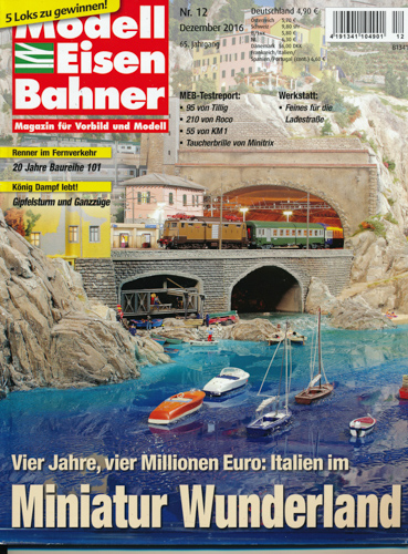   Modelleisenbahner. Magazin für Vorbild und Modell. hier: Heft 12/2016 (Dezember 2016). 