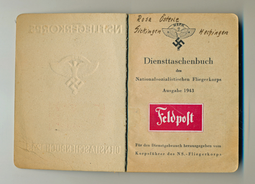   Diensttaschenbuch des Nationalsozialistischen Fliegerkorps. Ausgabe 1943. Für den Dienstgebrauch hrggb.. 