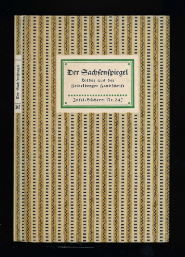   Der Sachsenspiegel. Bilder aus der Heidelberger Handschrift. 