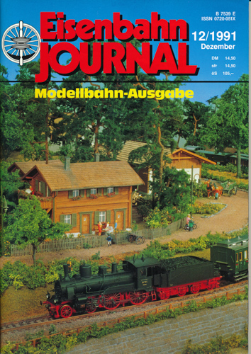   Eisenbahn Journal Modellbahn-Ausgabe Heft 12/1991 (Dezember 1991). 