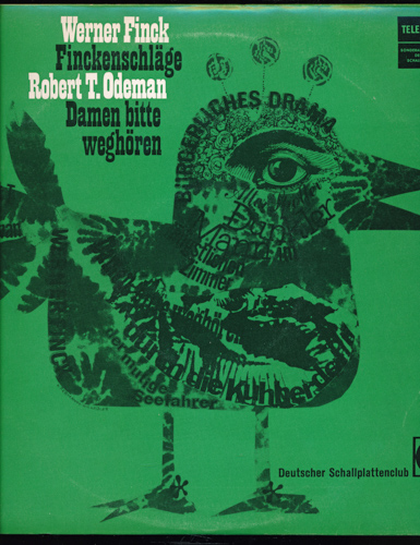 FINCK, Werner / ODEMAR, Robert T.  Finckenschläge / Damen bitte weghören. Autorenlesung [vinyl-LP C-119]. 
