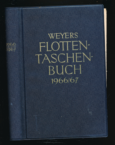 BREDT, Alexander (Hrg.)  Weyers Flotten Taschenbuch 1966/67. 48. Jahrgang. 