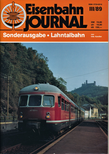 Kandler, Udo  Eisenbahn Journal Sonderausgabe Heft III/89: Lahntalbahn. 
