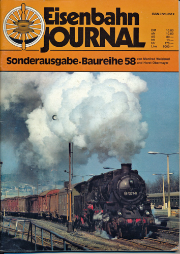 Weisbrod, Manfred / Obermayer, Horst  Eisenbahn Journal Sonderausgabe: Baureihe 58. 