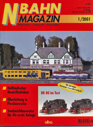   NBahn Magazin Heft 1/2001: Holländischer Modellbahnbau u.a.. 