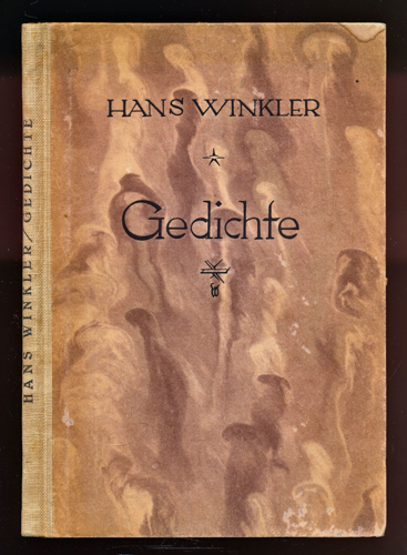 WINKLER, Hans  Gedichte. 