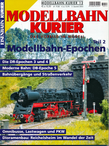   Eisenbahn Kurier Modellbahn-Kurier Heft 12: Modellbahn-Epochen. Teil 2. 