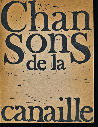 DANIEL, Jean (Hrg.)  Chansons de la Canaille. Dt. von Ursula Jaerisch.  