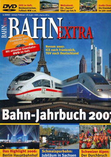   Bahn-Extra Heft 1/2007: Bahn-Jahrbuch 2007 (ohne DVD!). 