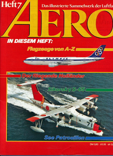   AERO. Das illustrierte Sammelwerk der Luftfahrt. hier: Heft 7. 