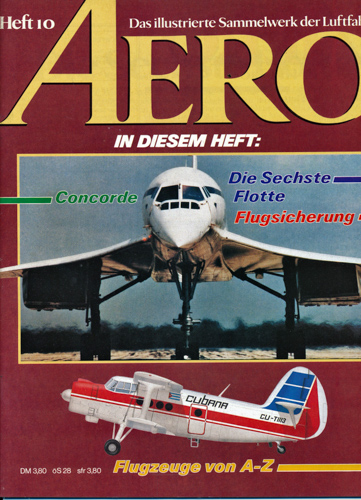   AERO. Das illustrierte Sammelwerk der Luftfahrt. hier: Heft 10. 