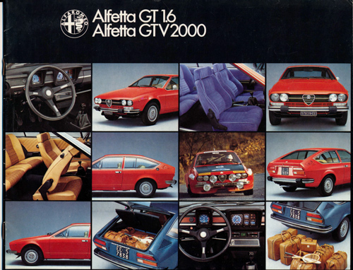   Alfa Romeo Alfetta GT 1.6 / Alfetta GTV 2000 (Verkaufsprospekt). 