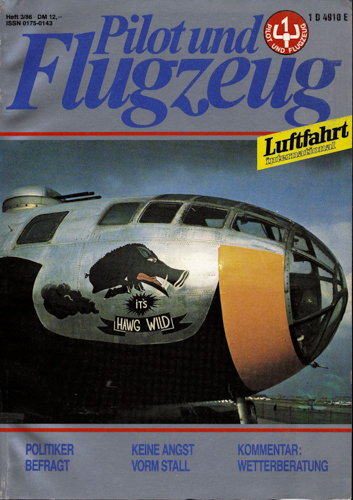   Pilot und Flugzeug. Luftfahrt International. hier: Heft 3/86. 